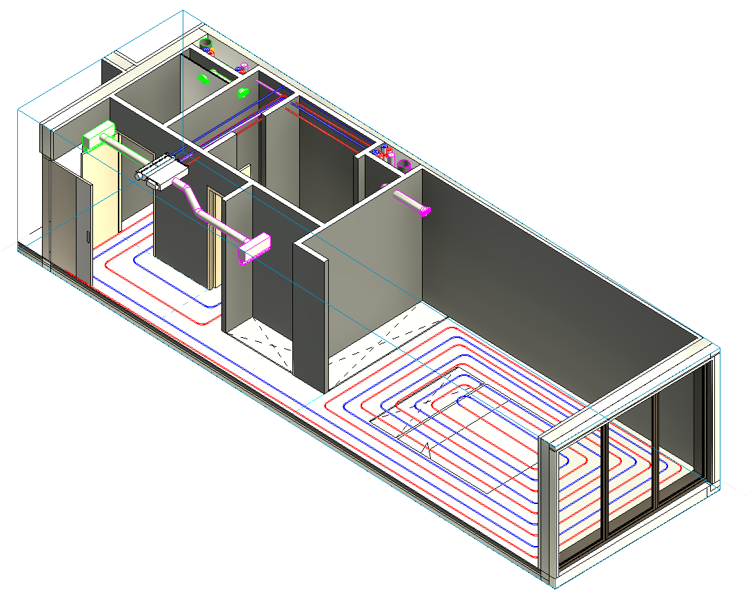 Modèle BIM Revit – réseaux plomberie