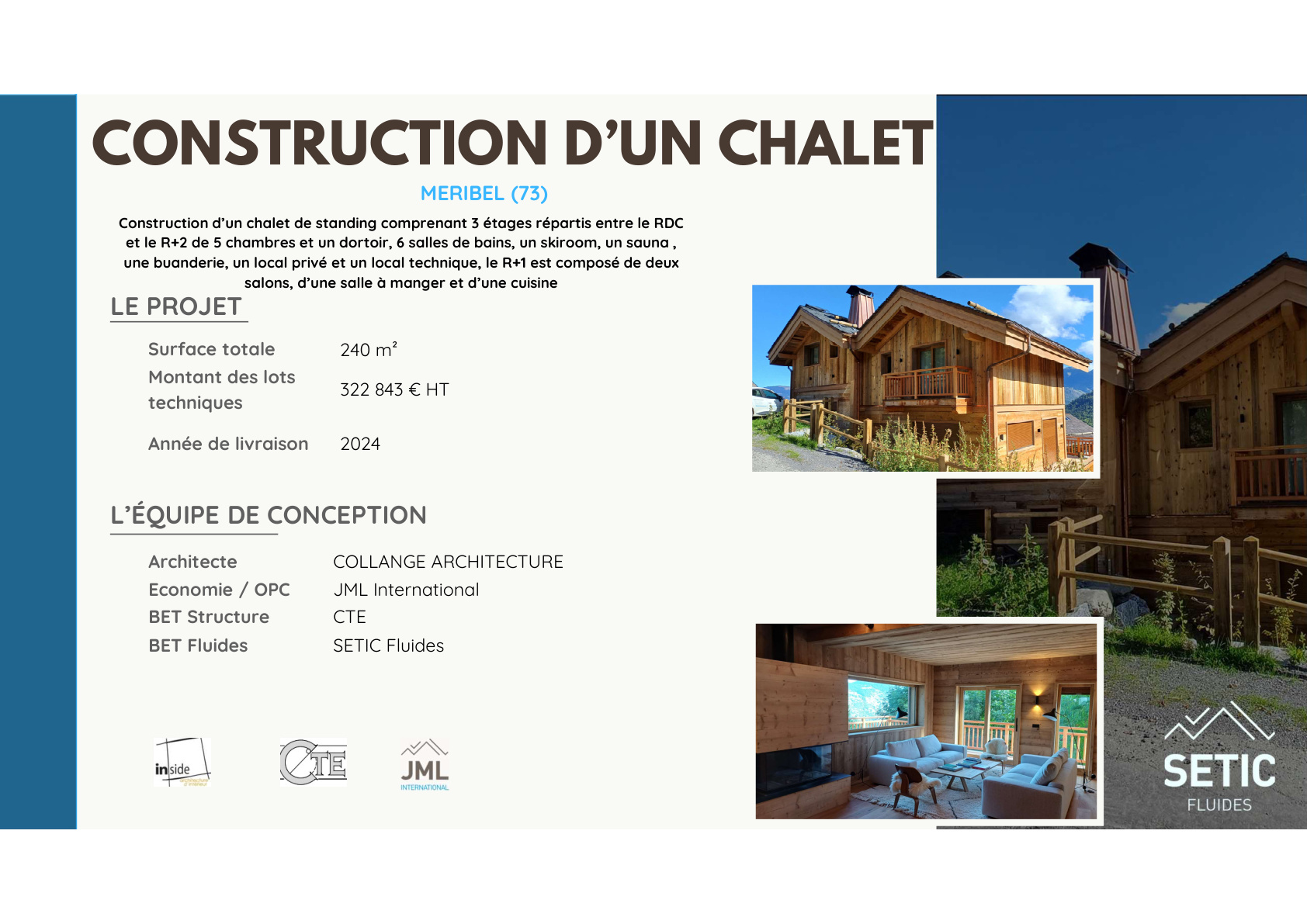 Chalet individuel de standing, Méribel