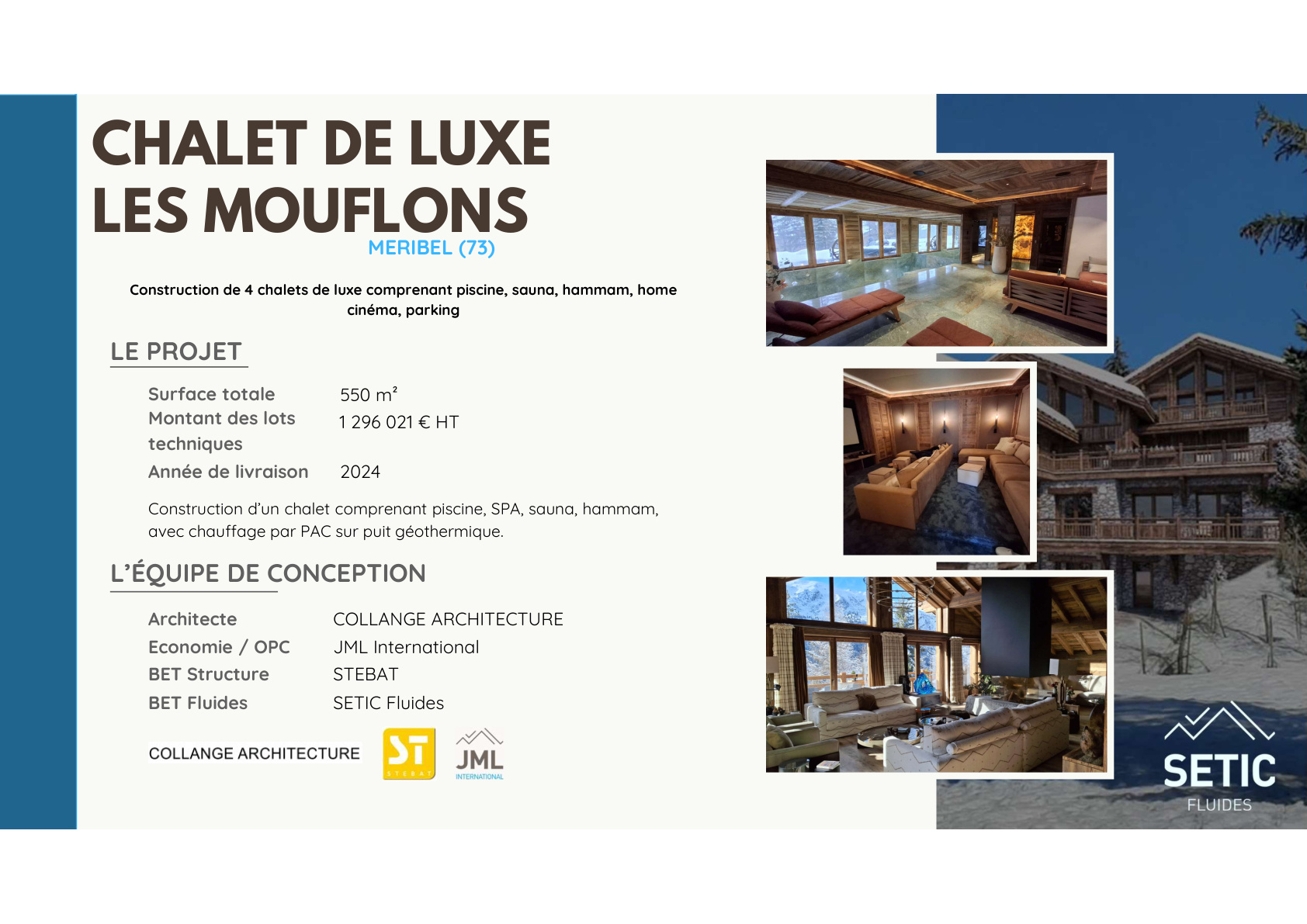 Chalet de luxe Les Mouflons, Méribel