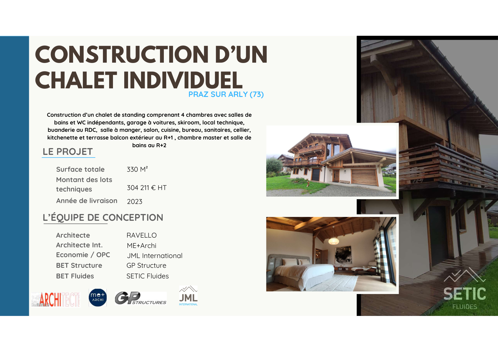 Chalet individuel de standing, Praz-sur-Arly